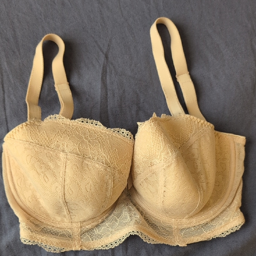 Freya Lace Underwire Bra - Cream